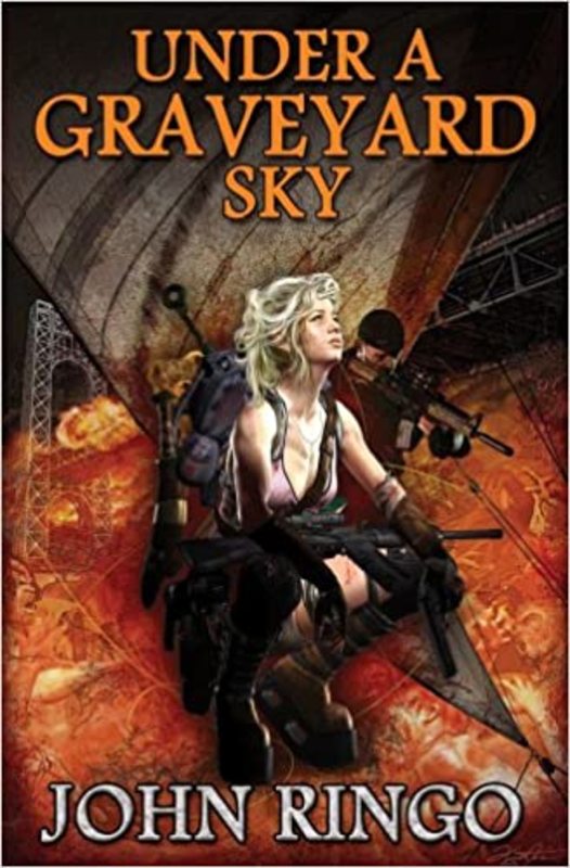 Book cover for "Under a Graveyard Sky" by John Ringo