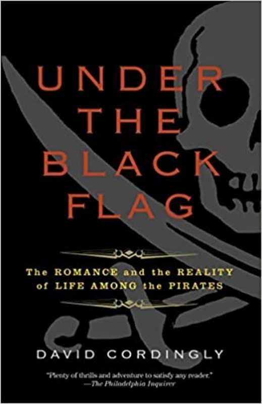 Book cover for "Under the Black Flag" by David Cordingly