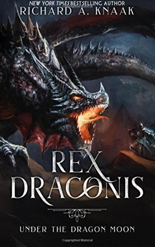 Book cover for "Under the Dragon Moon" by Richard A Knaak