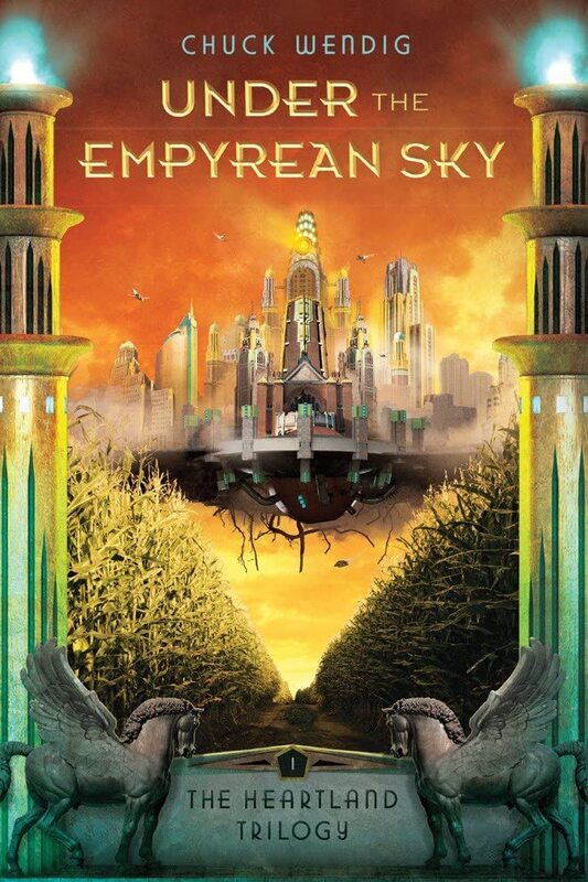 Book cover for "Under the Empyrean Sky" by Chuck Wendig