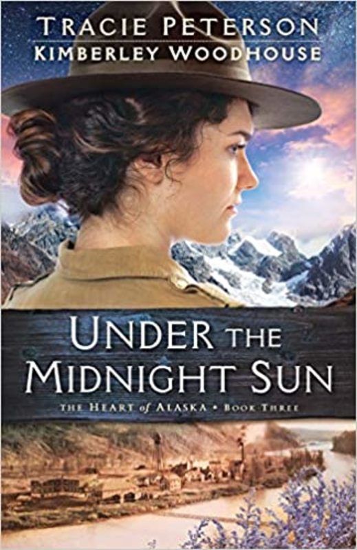 Book cover for "Under the Midnight Sun" by Kimberley Woodhouse