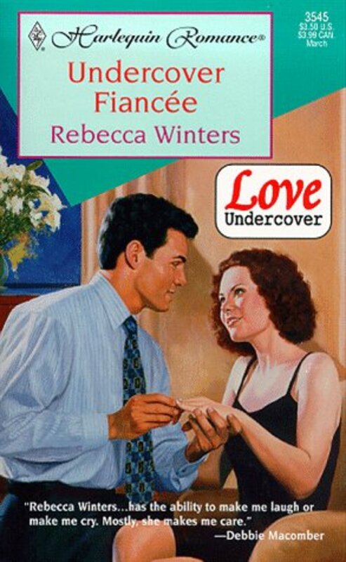 Book cover for "Undercover Fiancee" by Rebecca Winters
