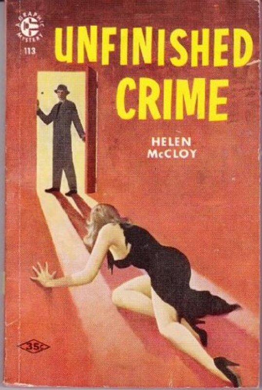 Book cover for "Unfinished Crime" by Helen McCloy