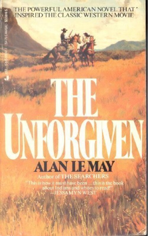 Book cover for "Unforgiven" by Alan LeMay