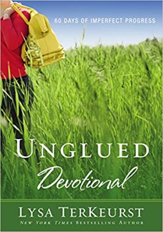 Book cover for "Unglued Devotional" by Lysa TerKeurst