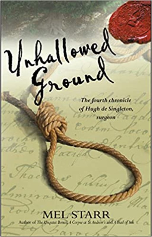 Book cover for "Unhallowed Ground" by Mel Starr