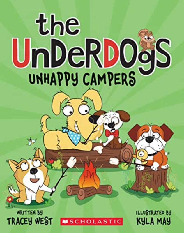 Book cover for "Unhappy Campers" by Tracey West