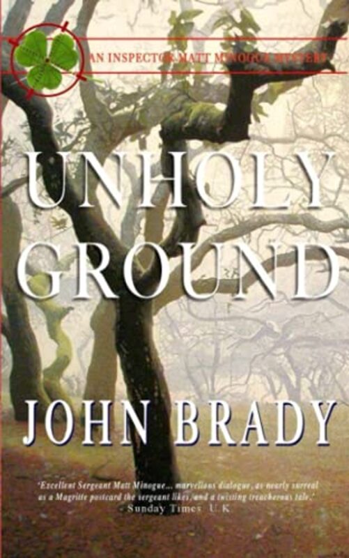 Book cover for "Unholy Ground" by John Brady