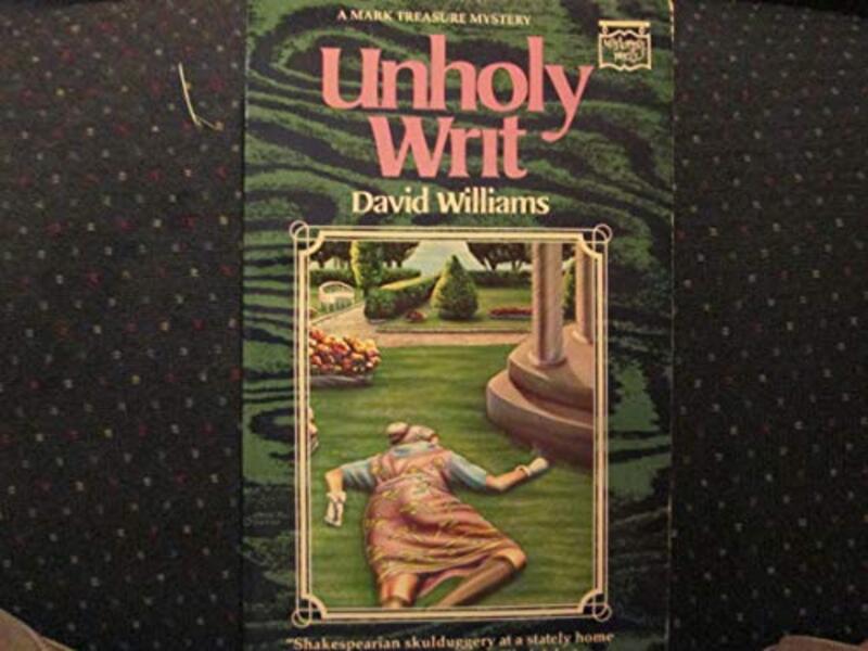 Book cover for "Unholy Writ" by David Williams