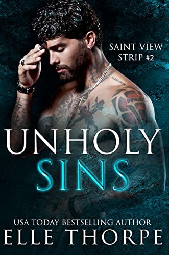 Book cover for "Unholy Sins" by Elle Thorpe