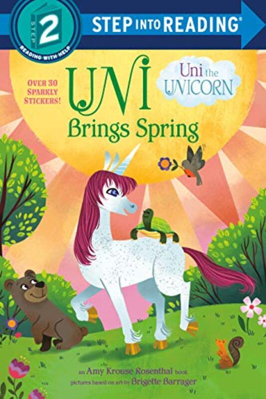 Book cover for "Uni Brings Spring" by Amy Krouse Rosenthal