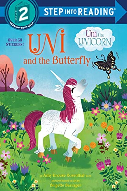 Book cover for "Uni and the Butterfly" by Amy Krouse Rosenthal