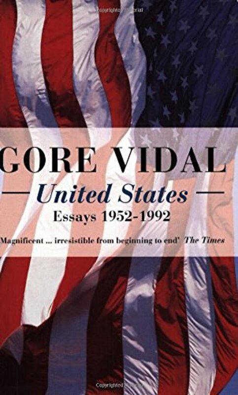 Book cover for "United States 1952-1992" by Gore Vidal