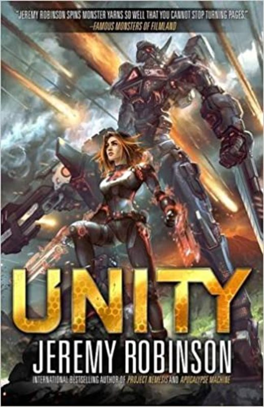 Book cover for "Unity" by Jeremy Robinson