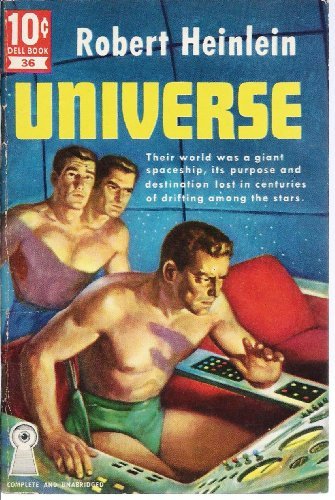 Book cover for "Universe" by Robert A Heinlein