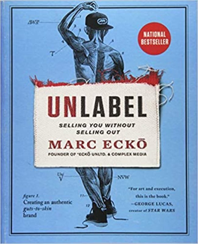 Book cover for "Unlabel" by Marc Ecko