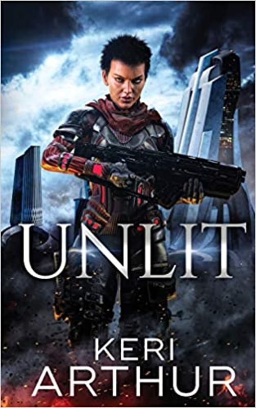 Book cover for "Unlit" by Keri Arthur