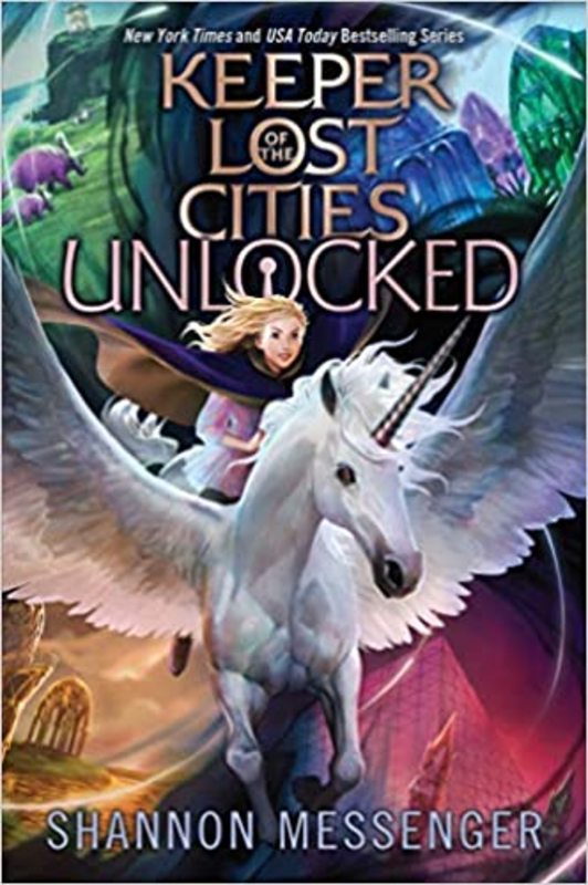Book cover for "Unlocked" by Shannon Messenger