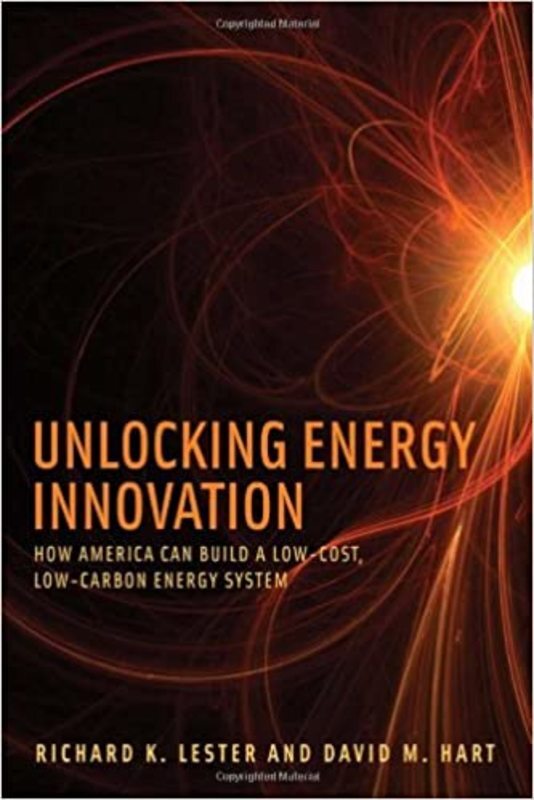 Book cover for "Unlocking Energy Innovation" by Richard K. Lester