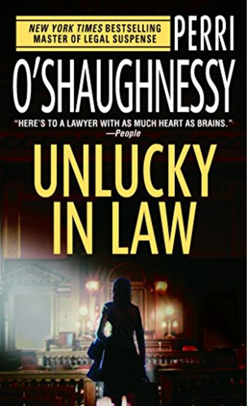 Book cover for "Unlucky in Law" by Perri OShaughnessy