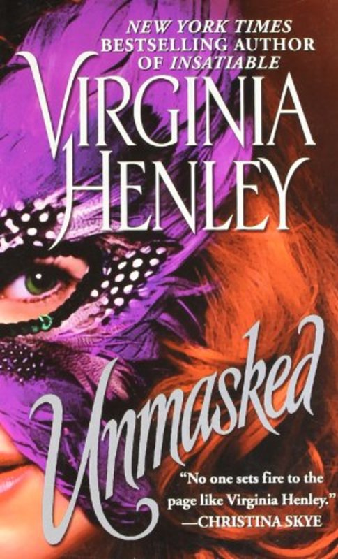Book cover for "Unmasked" by Virginia Henley