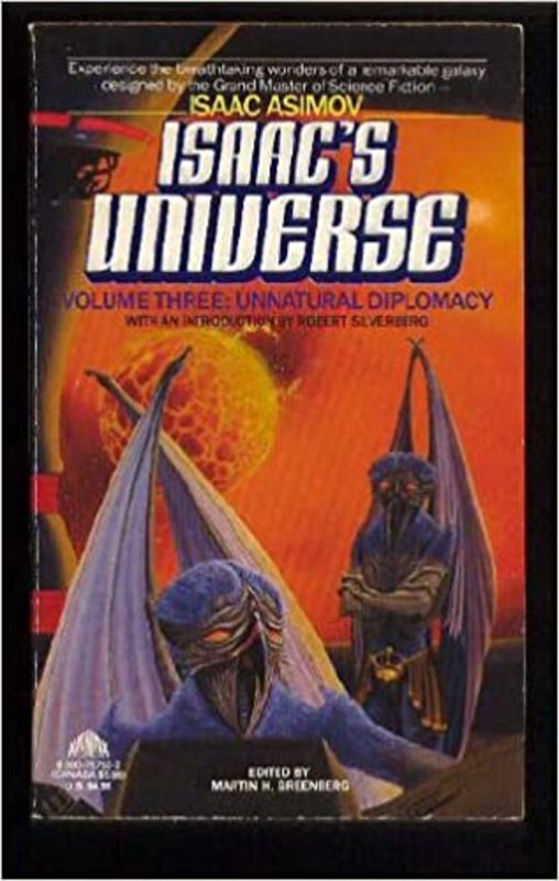 Book cover for "Unnatural Diplomacy" by Isaac Asimov
