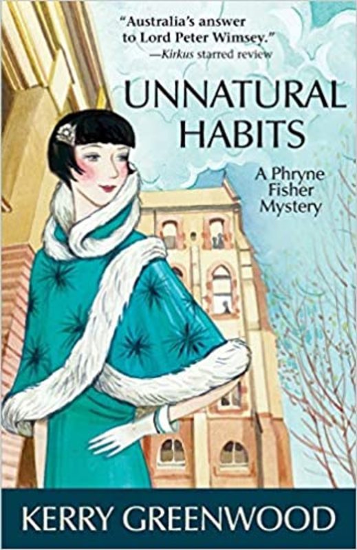 Book cover for "Unnatural Habits" by Kerry Greenwood
