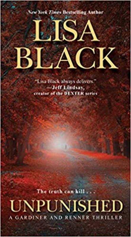 Book cover for "Unpunished" by Lisa Black