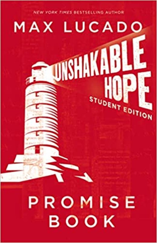 Book cover for "Unshakable Hope Promise Book" by Max Lucado
