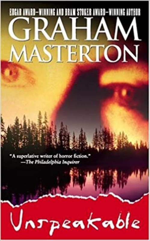 Book cover for "Unspeakable" by Graham Masterton