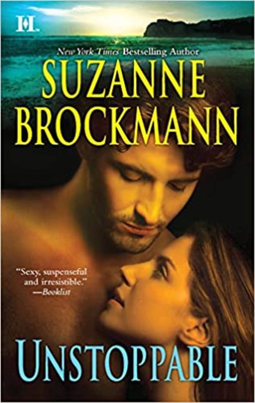 Book cover for "Unstoppable" by Suzanne Brockmann