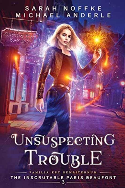 Book cover for "Unsuspecting Trouble" by Sarah Noffke