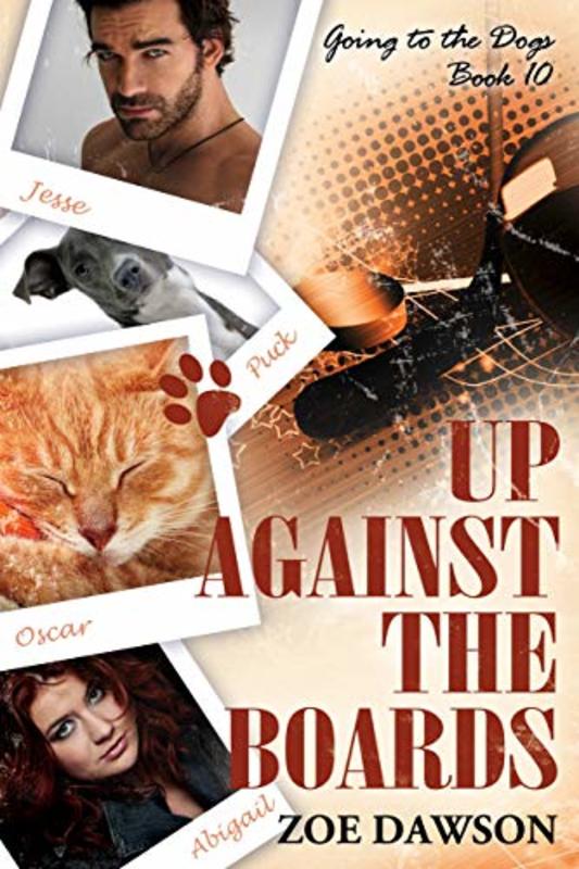 Book cover for "Up Against the Boards" by Zoe Dawson