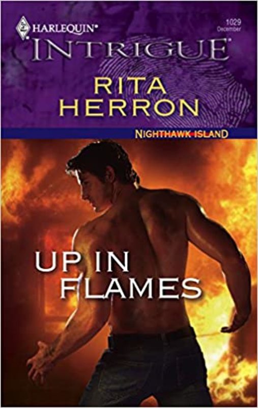 Book cover for "Up in Flames" by Rita Herron
