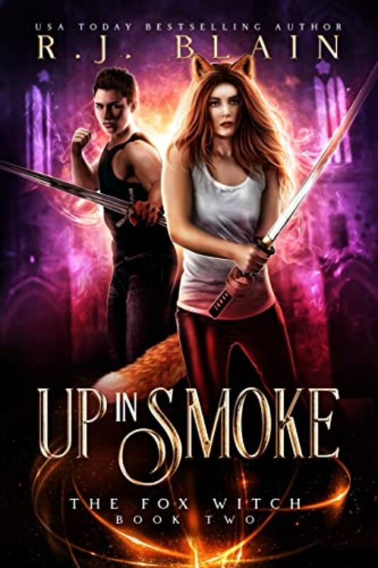 Book cover for "Up in Smoke" by RJ Blain