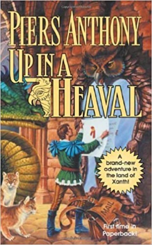 Book cover for "Up in a Heaval" by Piers Anthony