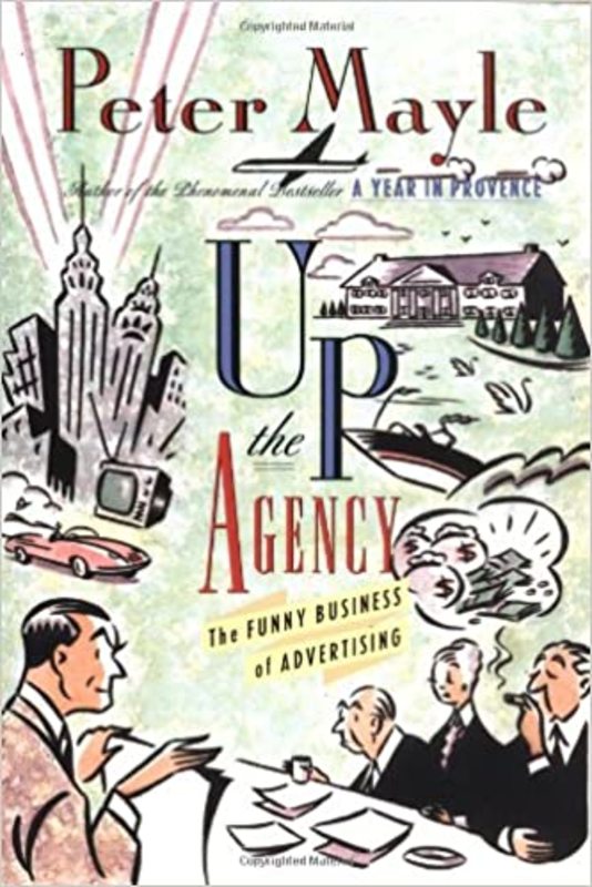 Book cover for "Up the Agency" by Peter Mayle