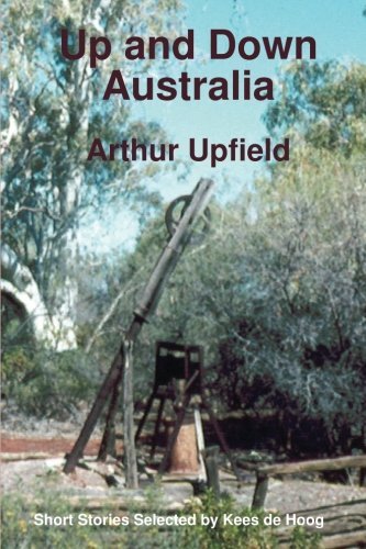 Book cover for "Up and Down Australia" by Arthur Upfield