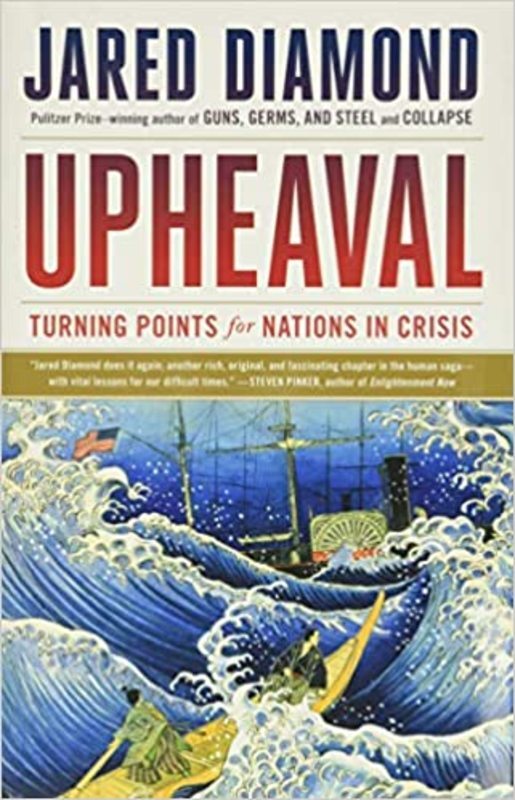Book cover for "Upheaval" by Jared Diamond
