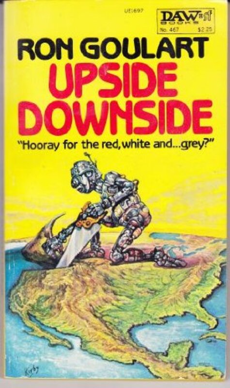 Book cover for "Upside Downside" by Ron Goulart