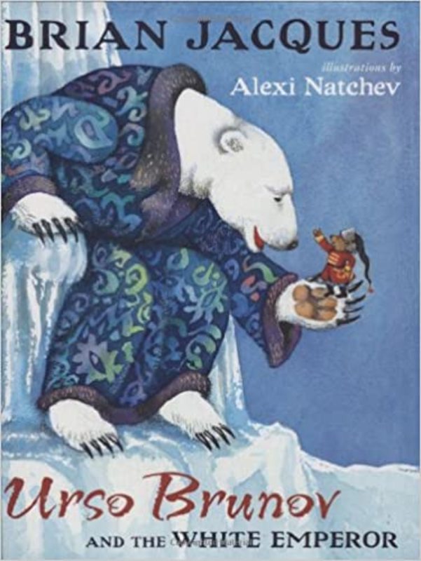 Book cover for "Urso Brunov and the White Emperor" by Brian Jacques