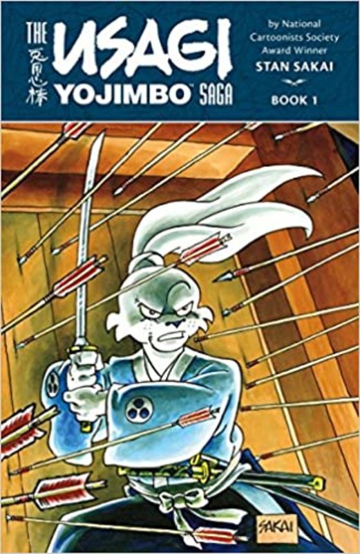Book cover for "Usagi Yojimbo Saga" by Stan Sakai