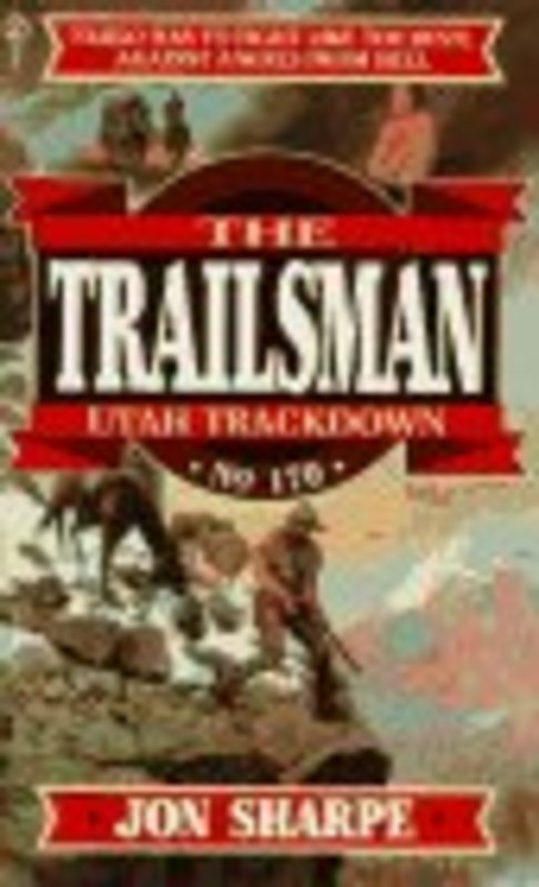 Book cover for "Utah Trackdown" by Jon Sharpe