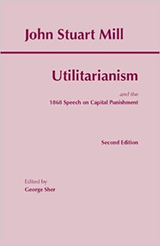 Book cover for "Utilitarianism" by John Stuart Mill