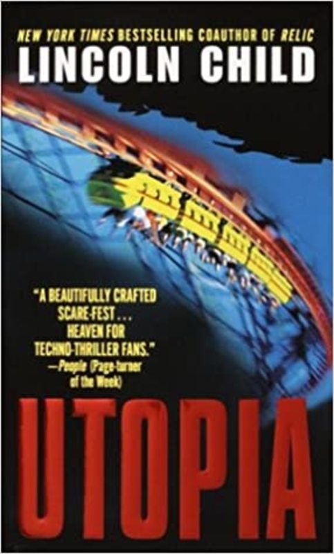 Book cover for "Utopia" by Lincoln Child