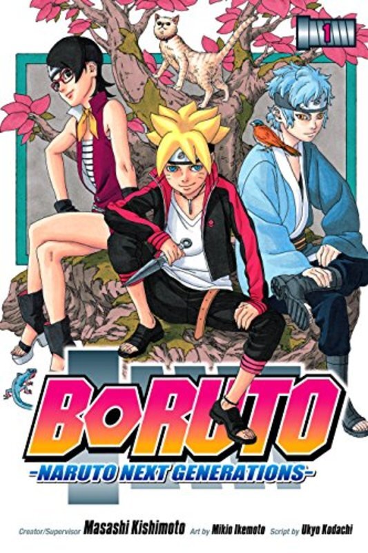 Book cover for "Uzumaki Boruto!!" by Ukyō Kodachi