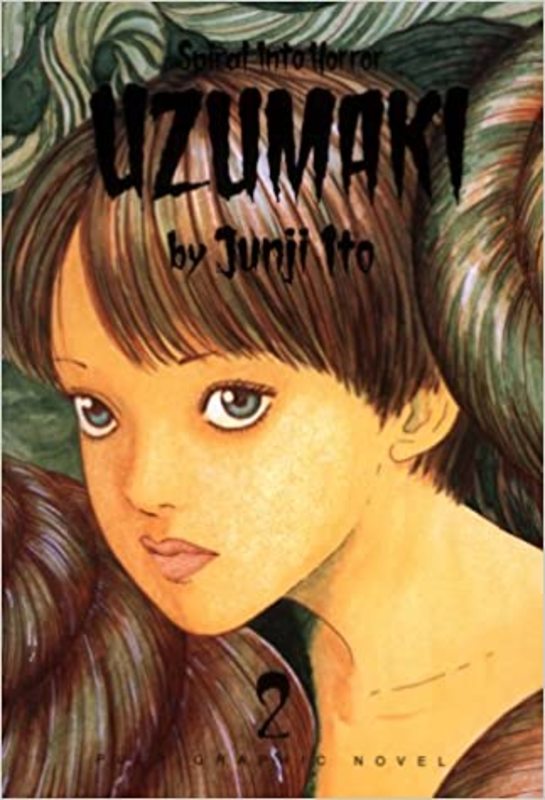 Book cover for "Uzumaki, Volume 2" by Junji Ito