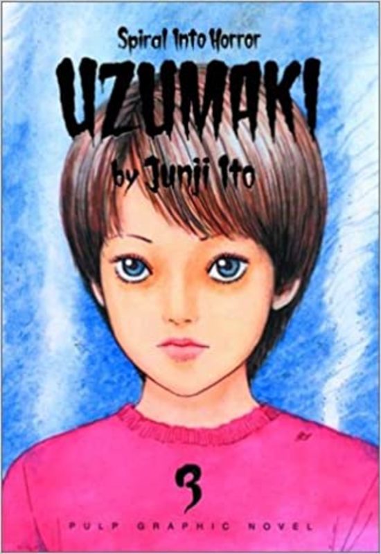 Book cover for "Uzumaki, Volume 3" by Junji Ito