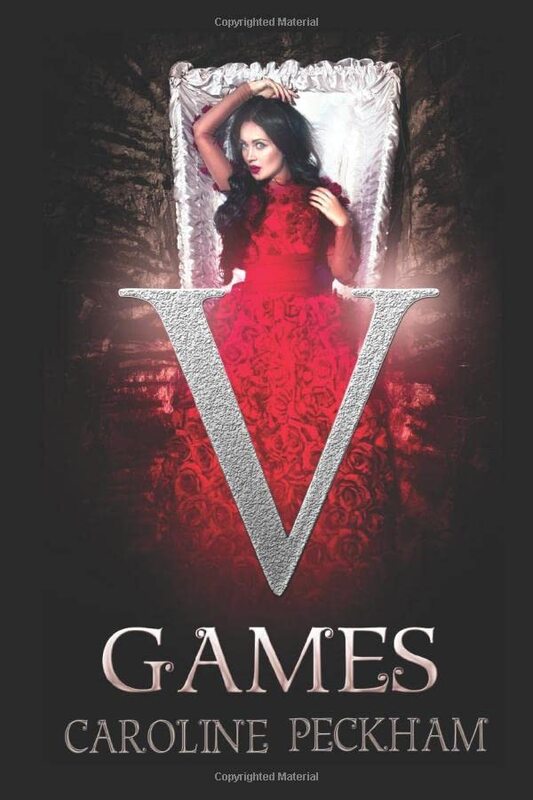 Book cover for "V Games" by Caroline Peckham