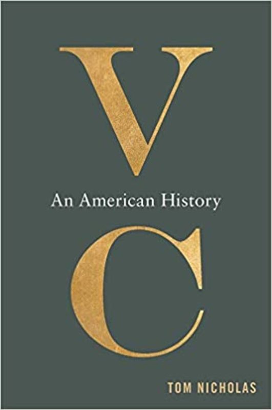 Book cover for "VC" by Tom Nicholas
